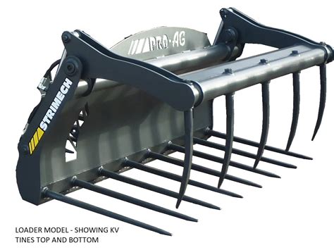 skid steer grabs|Muck Grab: Strimech Muck Grab .